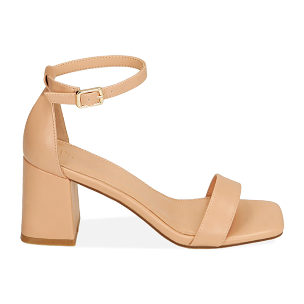 Sandali nude, tacco 7 cm