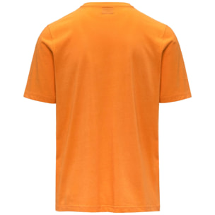 Kappa - T-Shirts & Top Uomo Arancione - Logo Wave 140