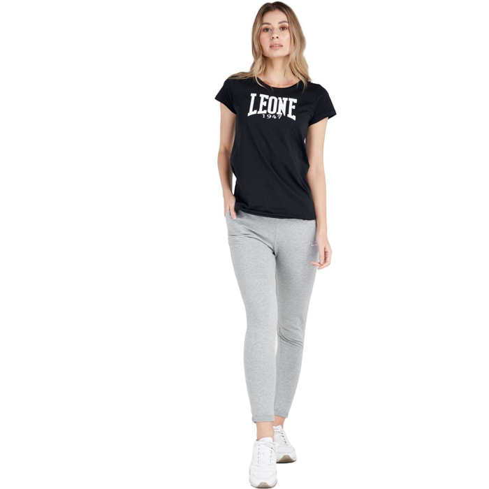 T-shirt a maniche corte da donna logo grande Luxury