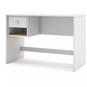Mesa de escritorio Misty Breeze Blanco - Oak Soft