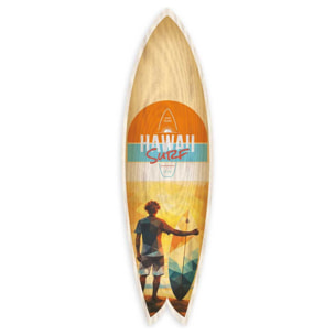 Planche de surf décorative Ocean flow Tableau alu Dibond