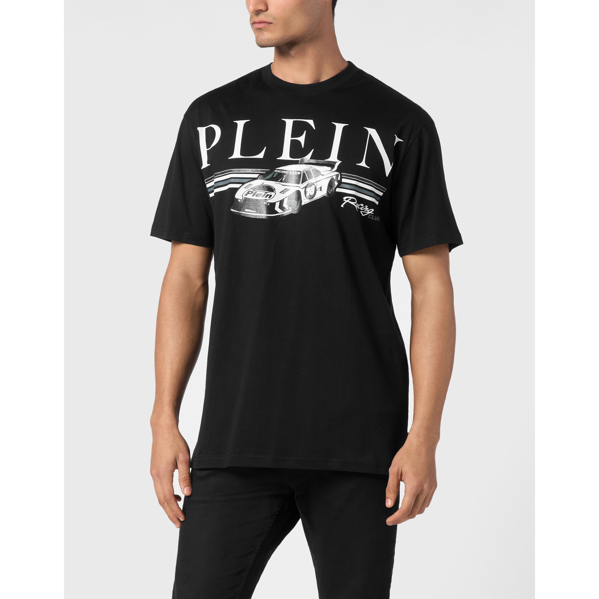 PHILIPP PLEIN T-Shirt Round Neck RACING