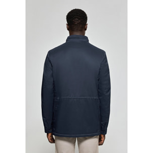 Parka ligera Chelsea color azul marino con parche logotipado