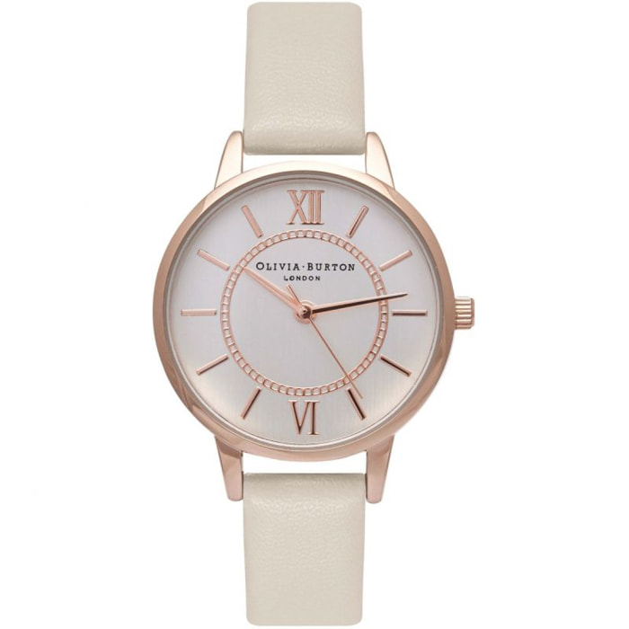 Reloj Olivia Burton OB16WD65 Mujer Analogico Cuarzo con Correa de Piel sintetica