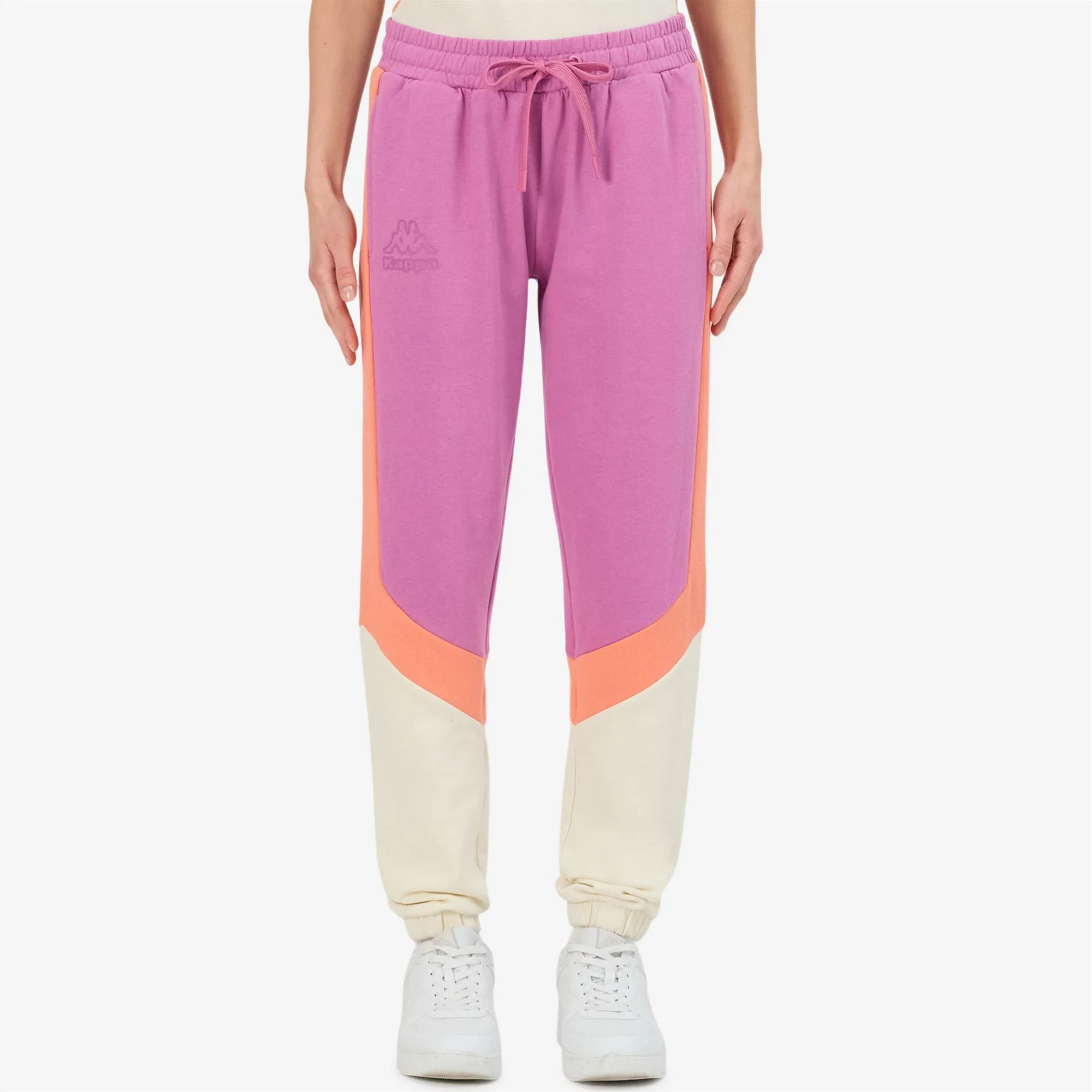 Kappa - Pantaloni Donna Viola - Logo Grala