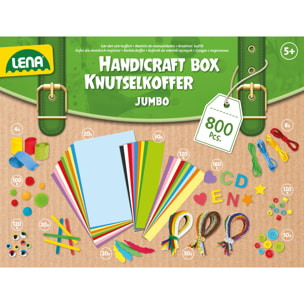 Grande Scatola del Fai da Te - per Lavoretti Creativi con 800 pezzi assortiti