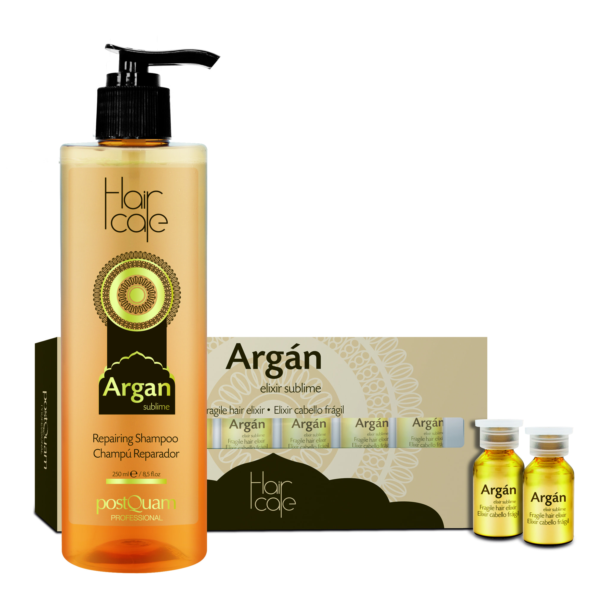 pack de argan oil mantenimiento y tratamiento: aceite + champaš