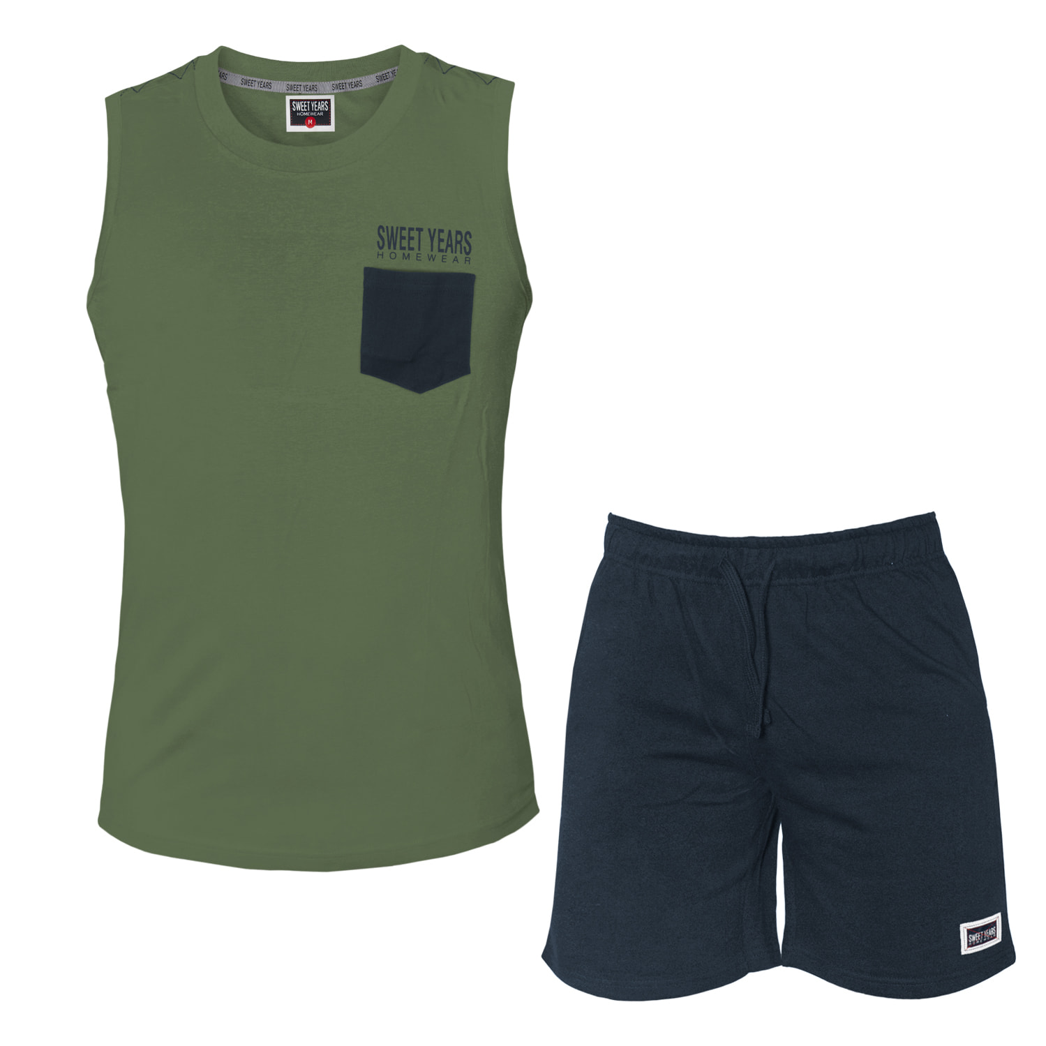 Completo Homewear Uomo Smanicato SWEET YEARS Cotone