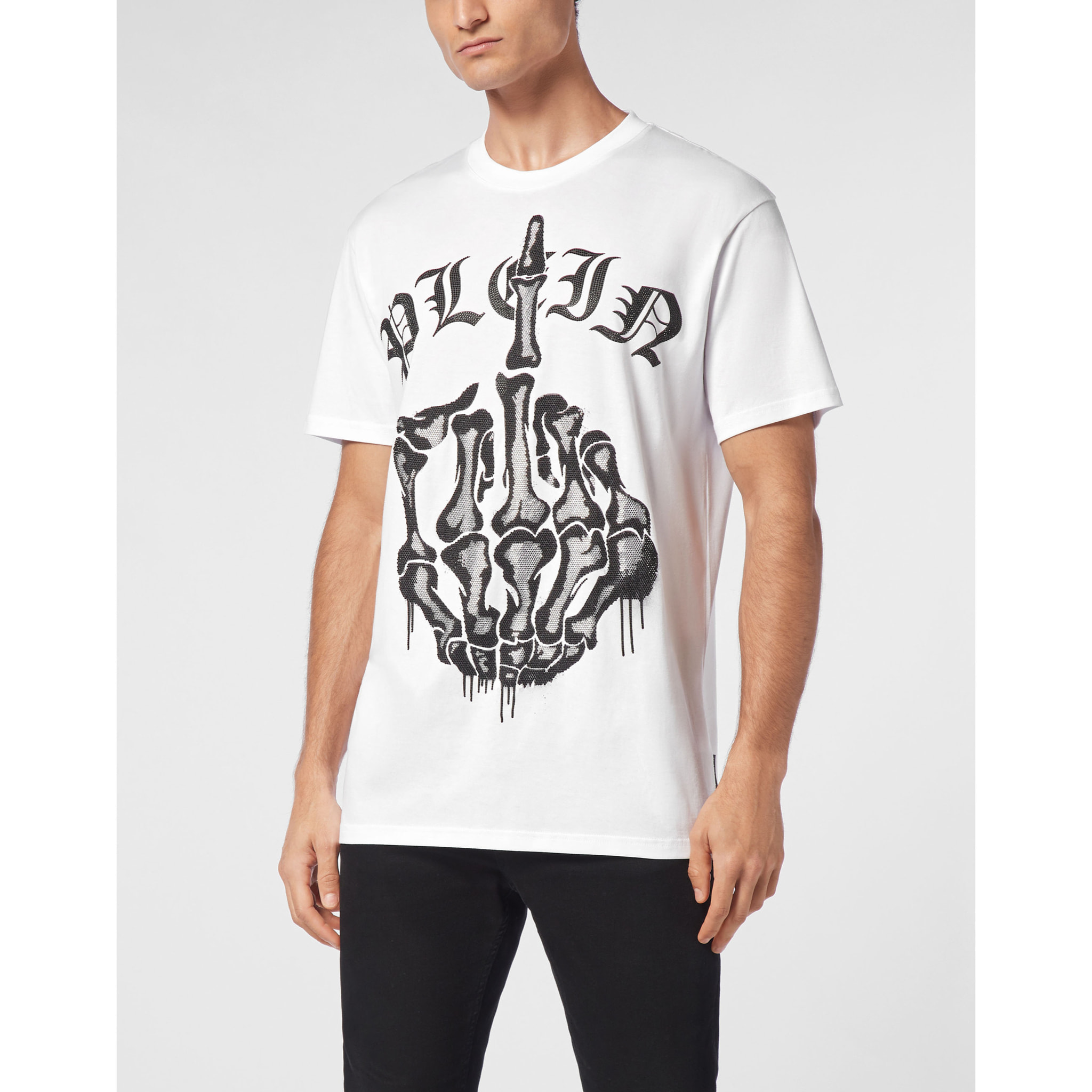PHILIPP PLEIN Maglietta a girocollo ICONIC PLEIN