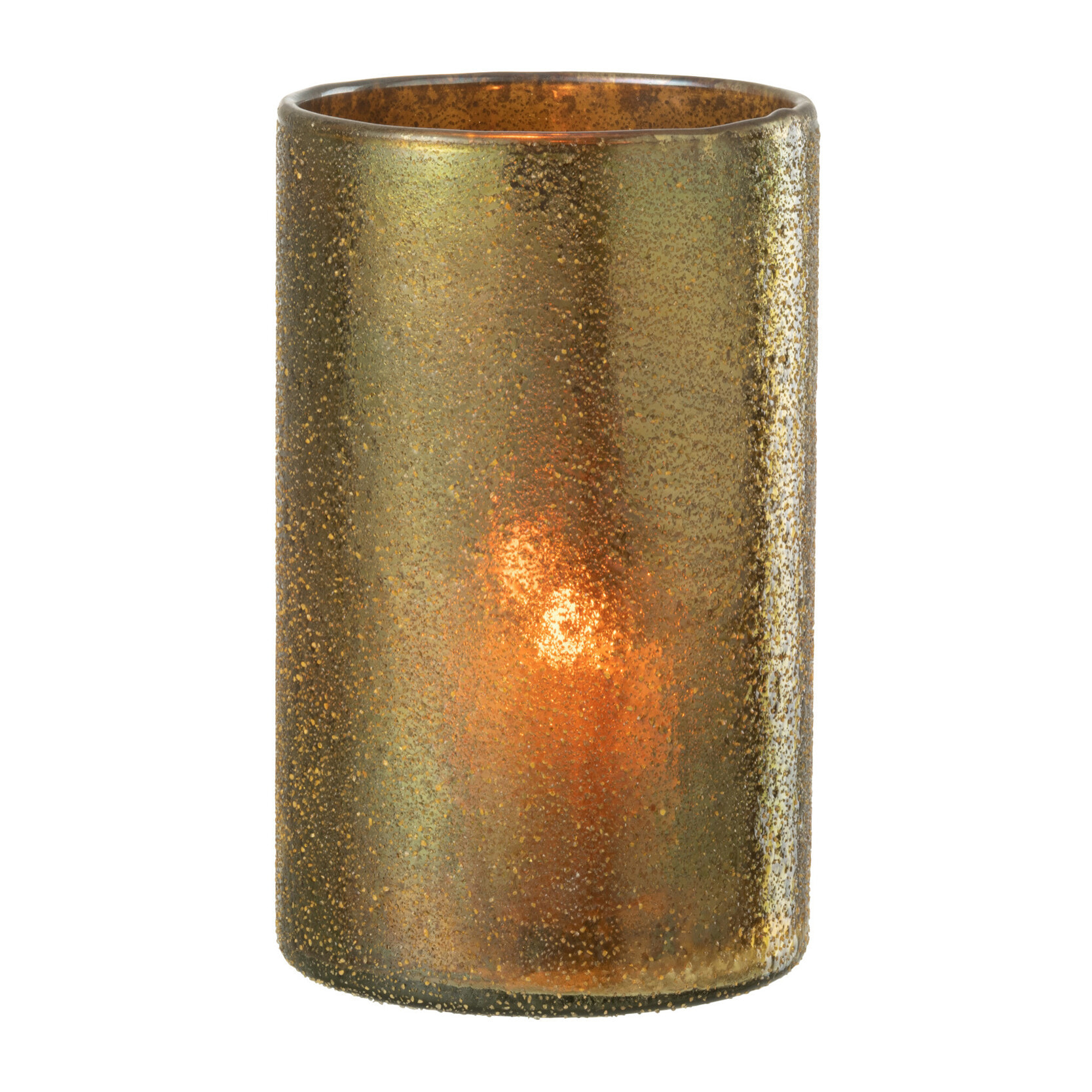 J-Line photophore Miroir - verre - or - large