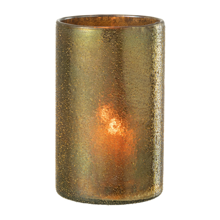 J-Line photophore Miroir - verre - or - large