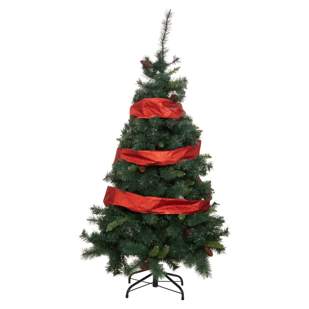 Guirlande ruban 12cmx5 m rouge