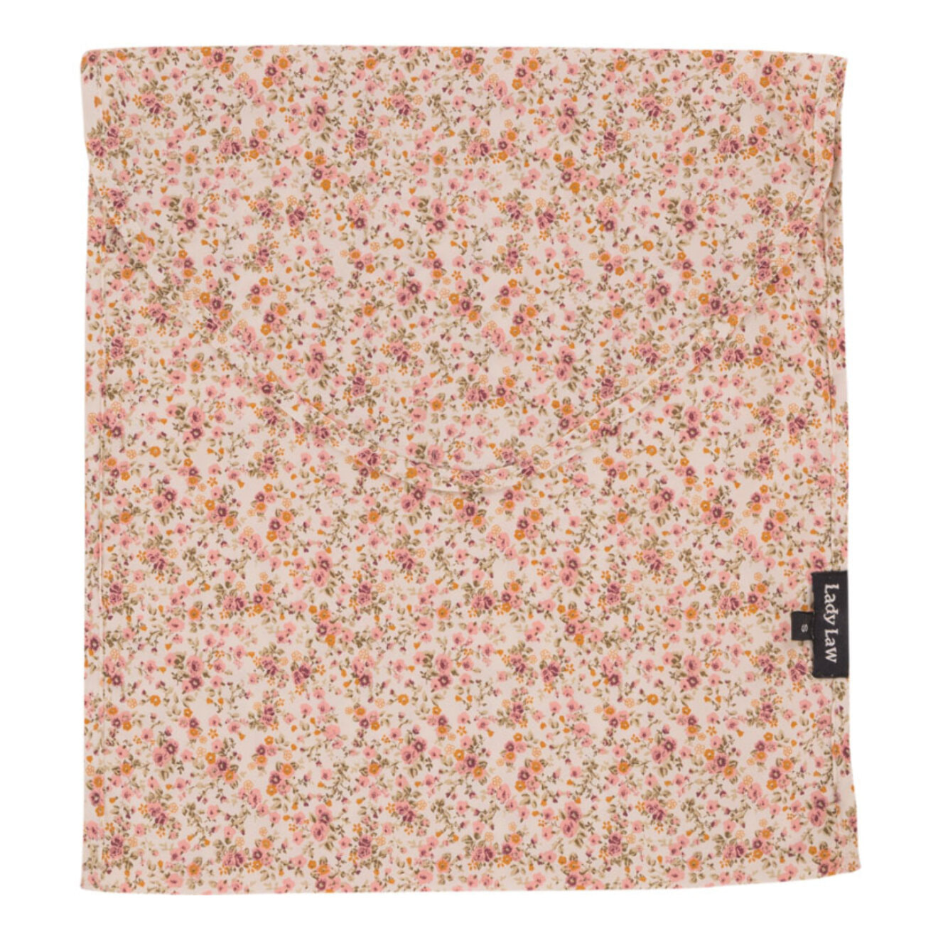 Pigiama leggero DONNA cotone fiori rosa e marroni