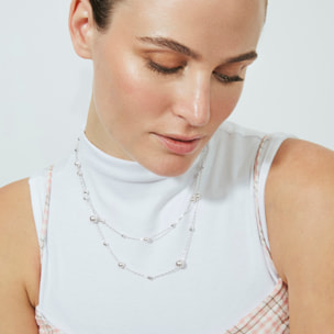 Collar Clasow acabado plata