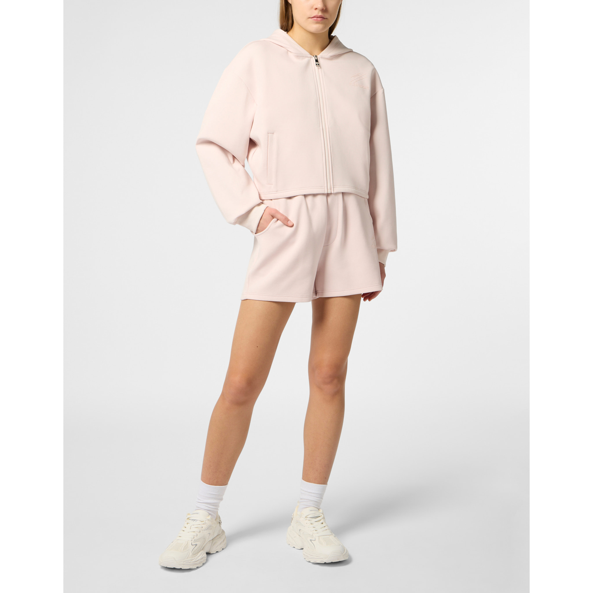 PLEIN SPORT Zip Hoodie Icon Scratch