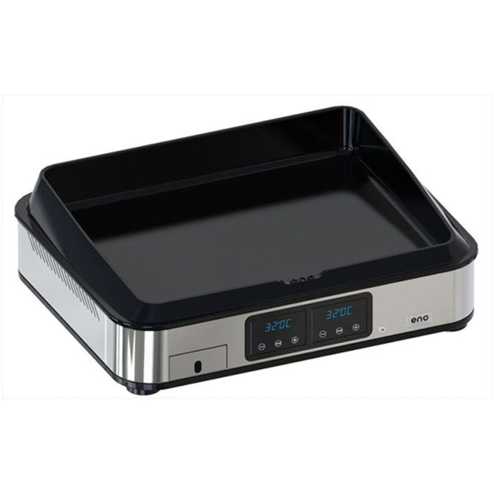 Plancha électrique ENO Enosign Electrique 65 inox à poser, 56x40 cm