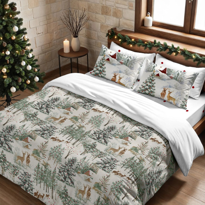 Housse de couette avec clics 100% coton Laponia 57