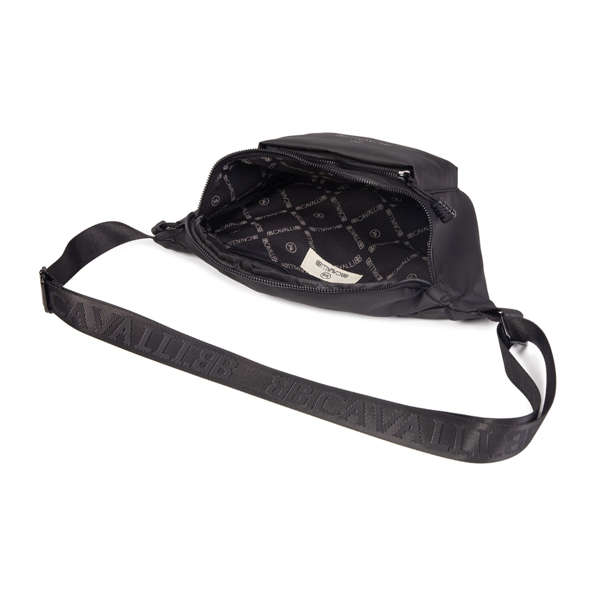 Marsupio da uomo in pelle vegana - Modello False - Con Zip - 33.0 x 17.0 x 11.0 cm