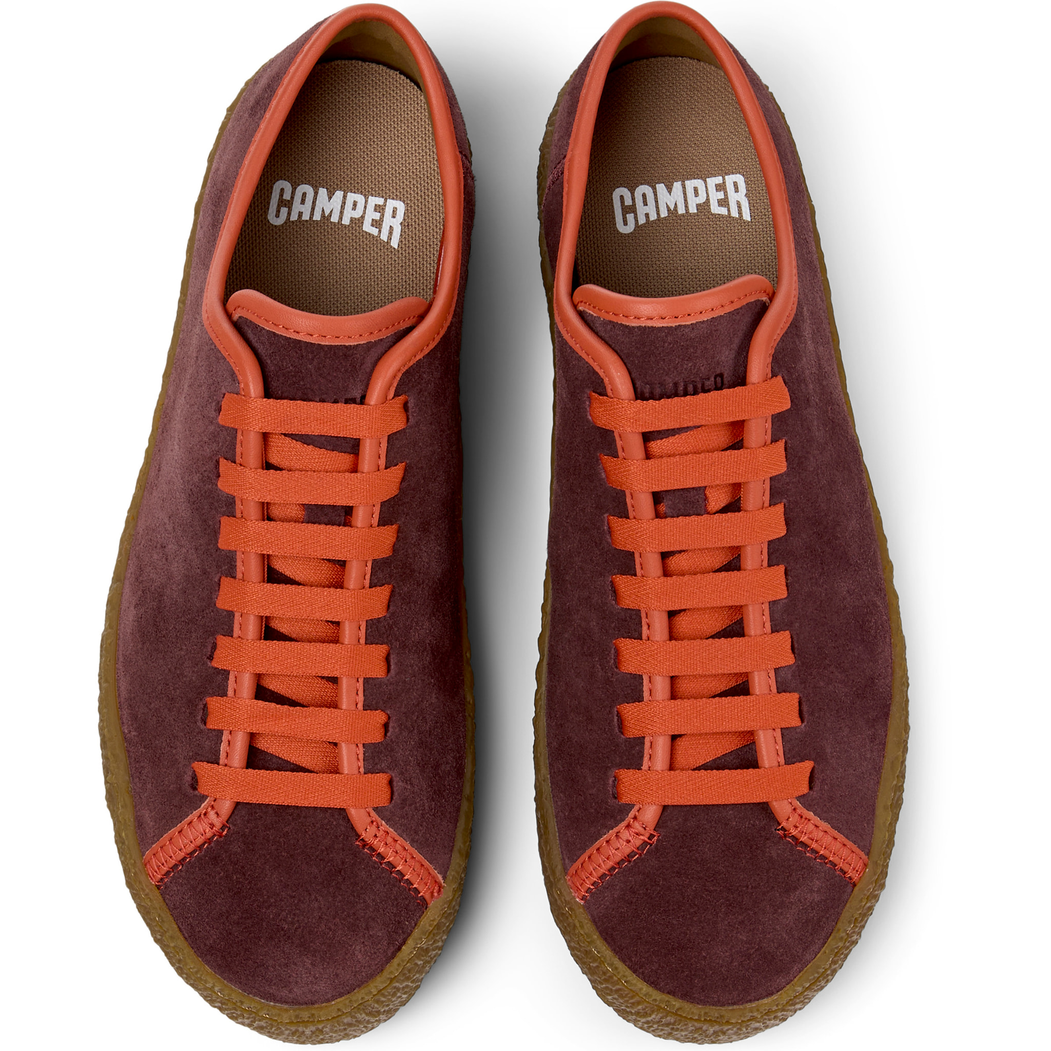 Zapatillas - CAMPER Peu Terreno - Burdeos - Piel de ante