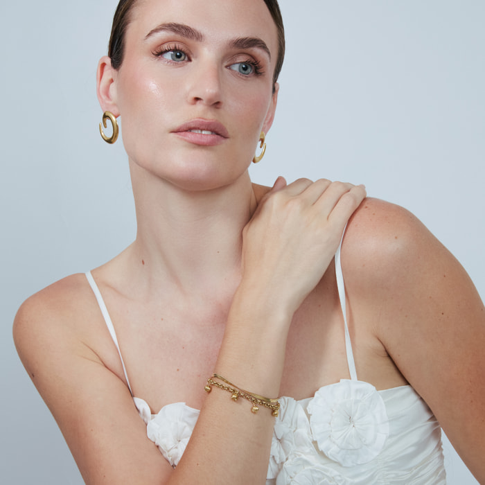 Pulsera Savi acabado oro amarillo 18k