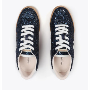 Scarpe da Ginnastica con Zeppa Interna e Dettagli in Pelle