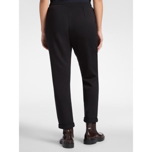 Elena Mirò - Pantaloni joggers in scuba - Nero