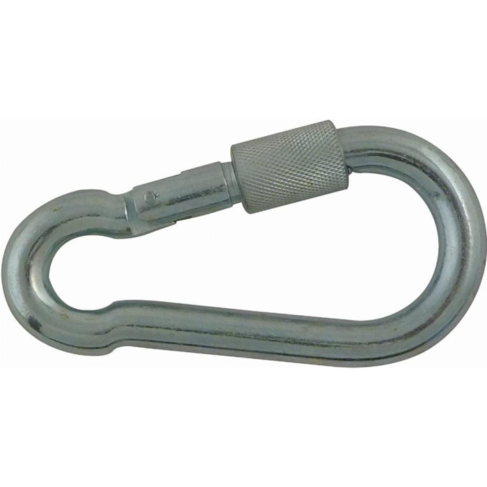 Mousqueton alpin à vis acier zingué VISO Ø10 x L.100 - MSE10E