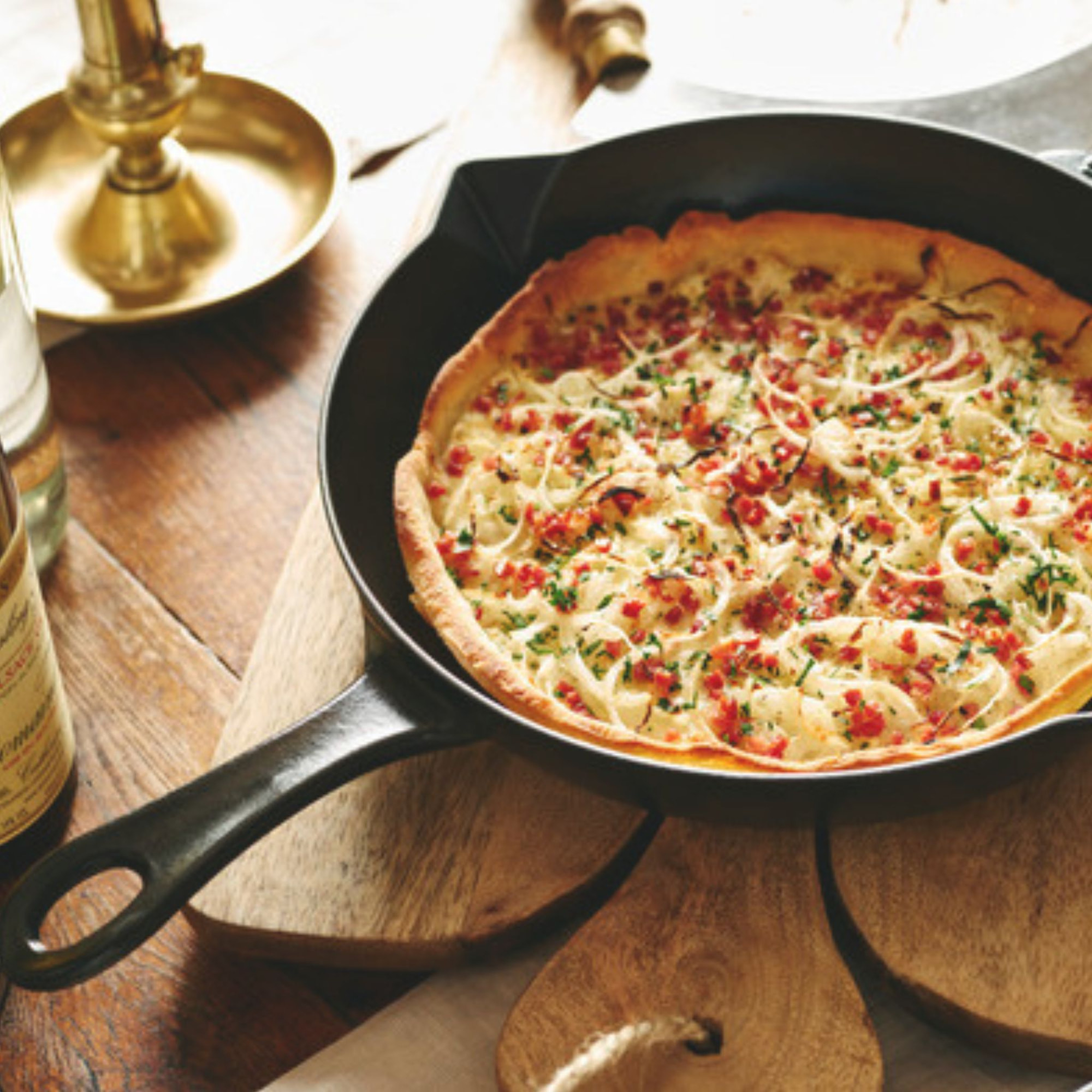 Poêle 26 cm, Fonte, Noir mat