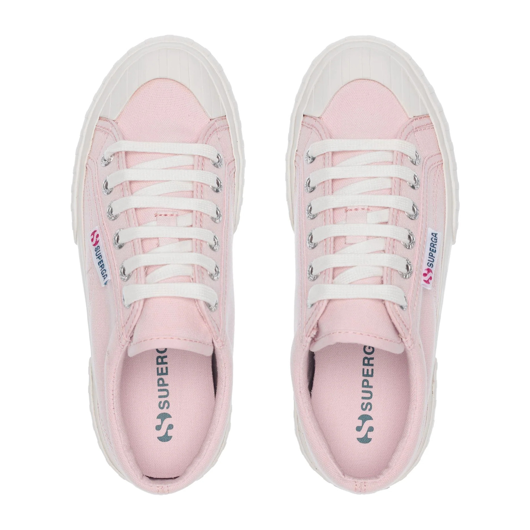Superga - Sneakers Donna Rosa - 2631 Stripe Platform