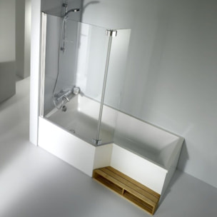 Baignoire bain douche JACOB DELAFON Neo blanc mat