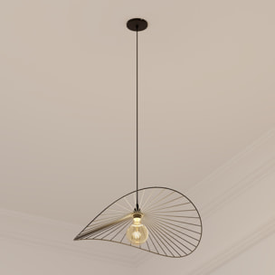 Suspension "Adelia" D58cm noir
