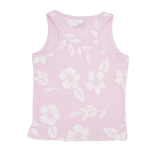 Camiseta sin mangas floral Chic Boxing Girls