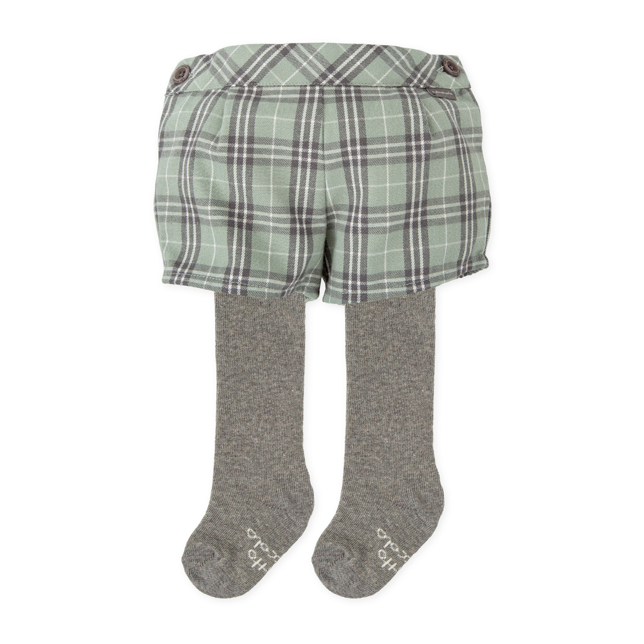 PANTALON BOMBACHO Y LEOTARDOS GRIS - Gris