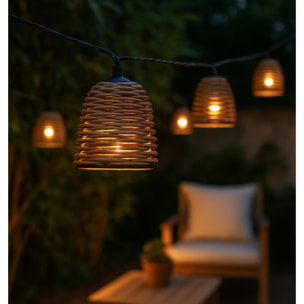 2 Guirlande solaire FORMENTERA 10LED 4M