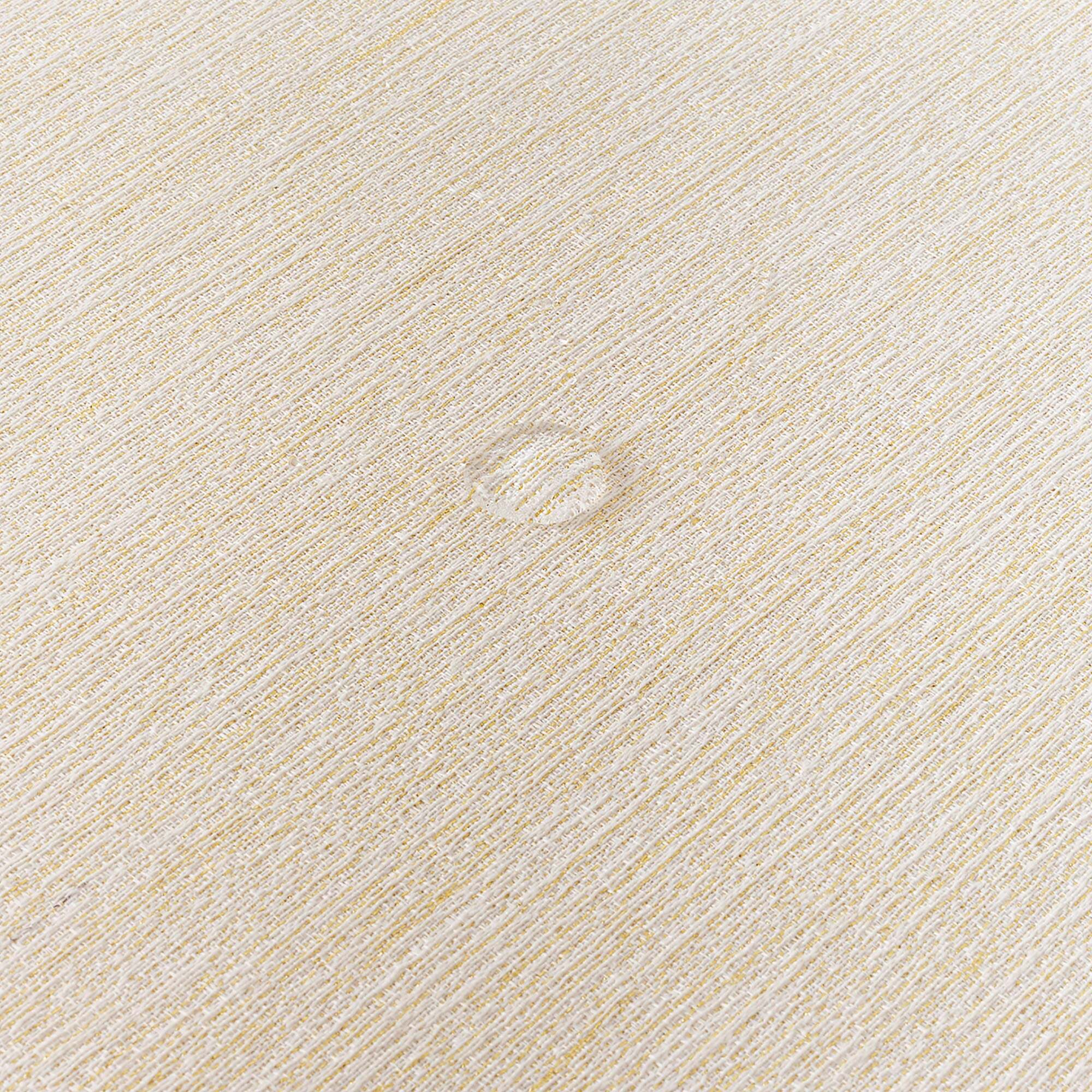 Nappe Anti-tâches Toucher du Tissu Jacquard R17948 Natural Oro Lurex