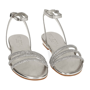 Sandali gioiello argento