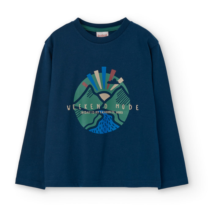 Camiseta punto básica de niño -BCI