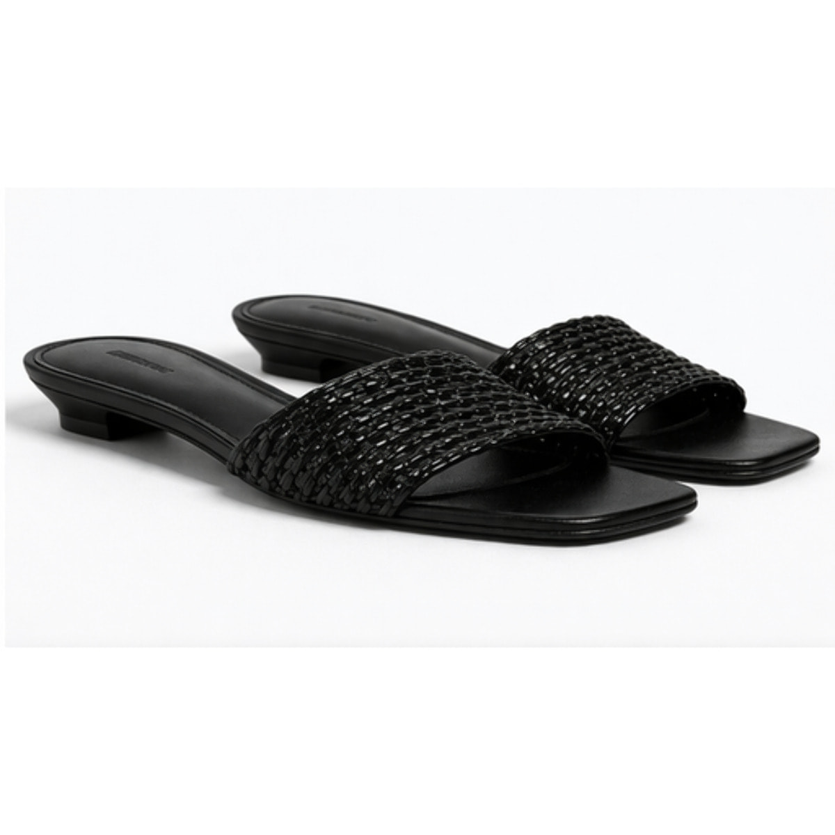 Ciabatta intreccio - tacco 3,5 cm