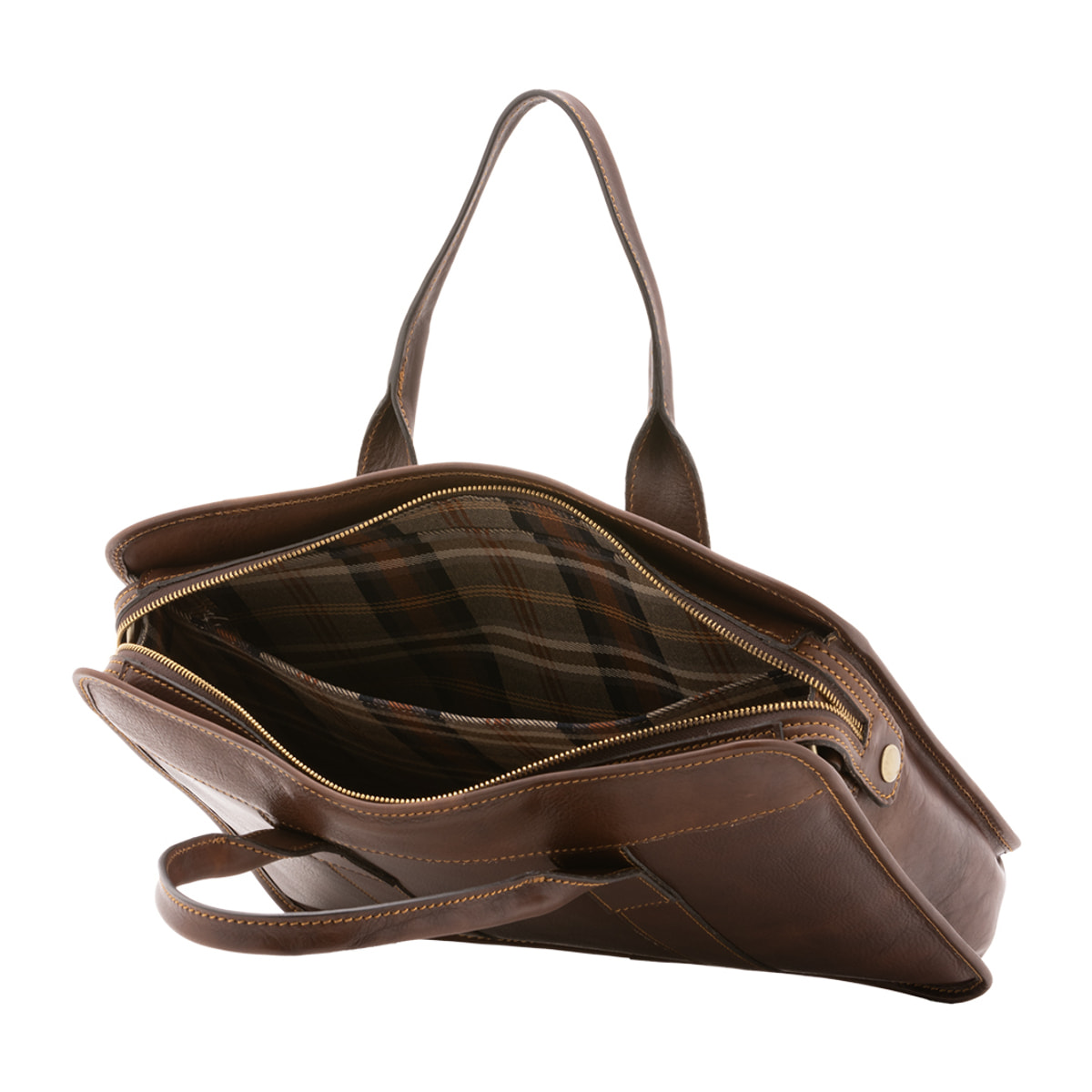 Borsa a mano  unisex In Vera pelle Made in Italy 40x30x8 cm