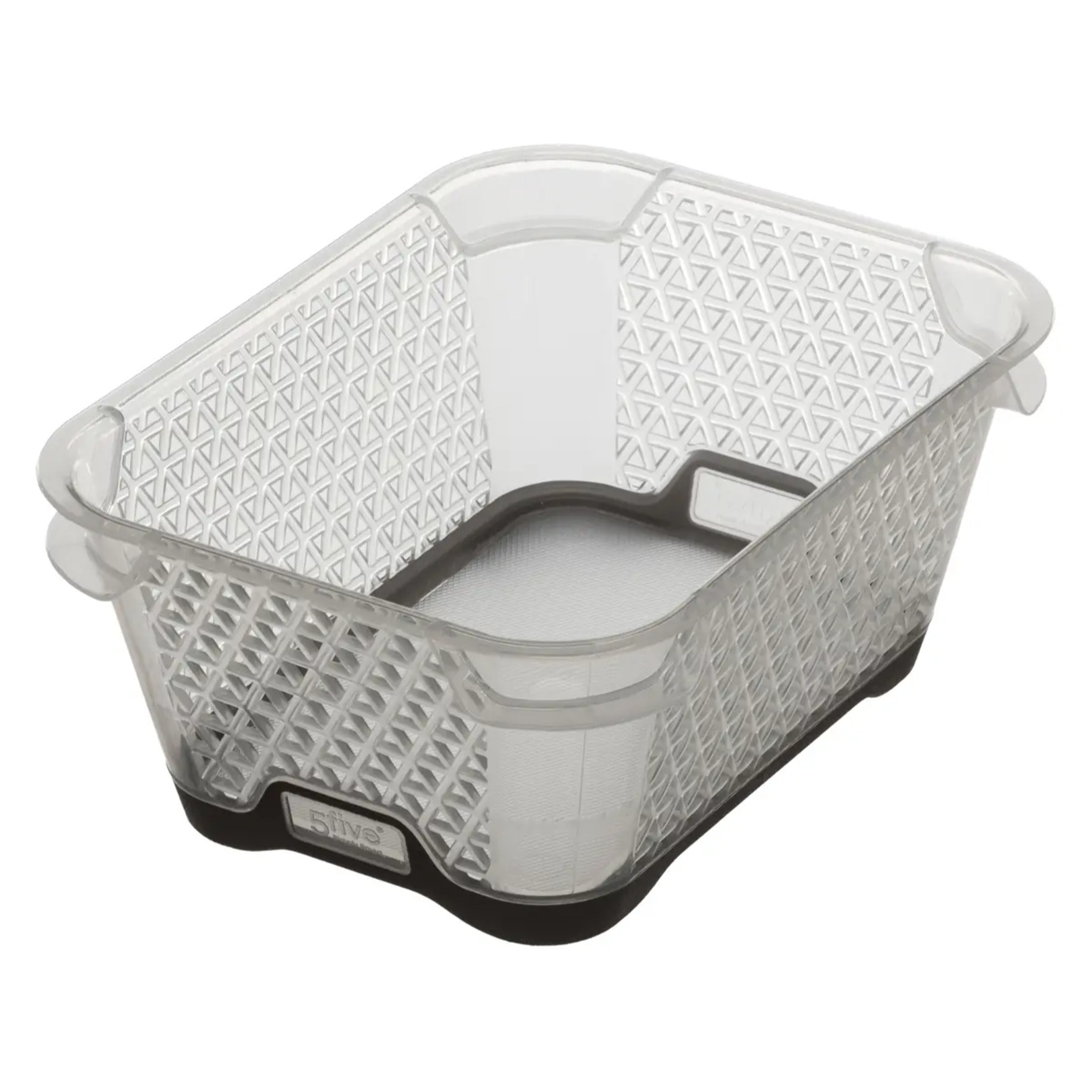 Panier en plastique "Duo" 1,3L taupe