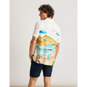 Camisa Manga Corta Blanco - Landscape