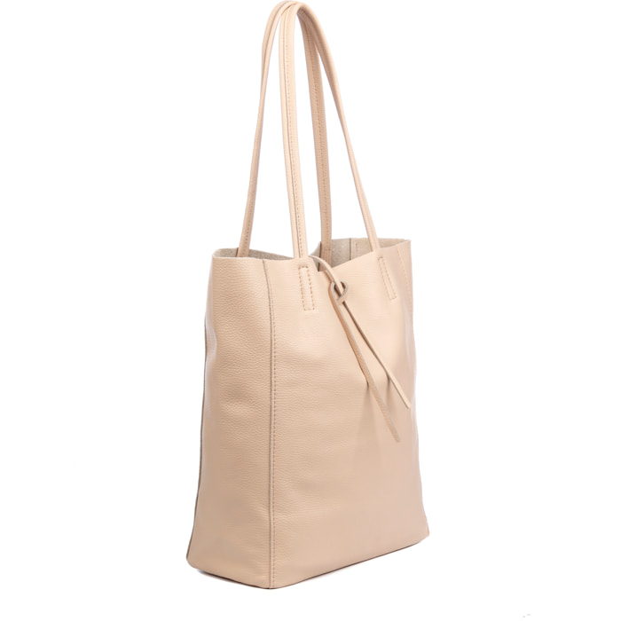 Pordenone Borsa Shopper Donna.Pelle autentica Dollaro