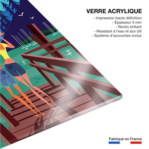 Tableau le pont des amours annecy lac Tableau plexiglas