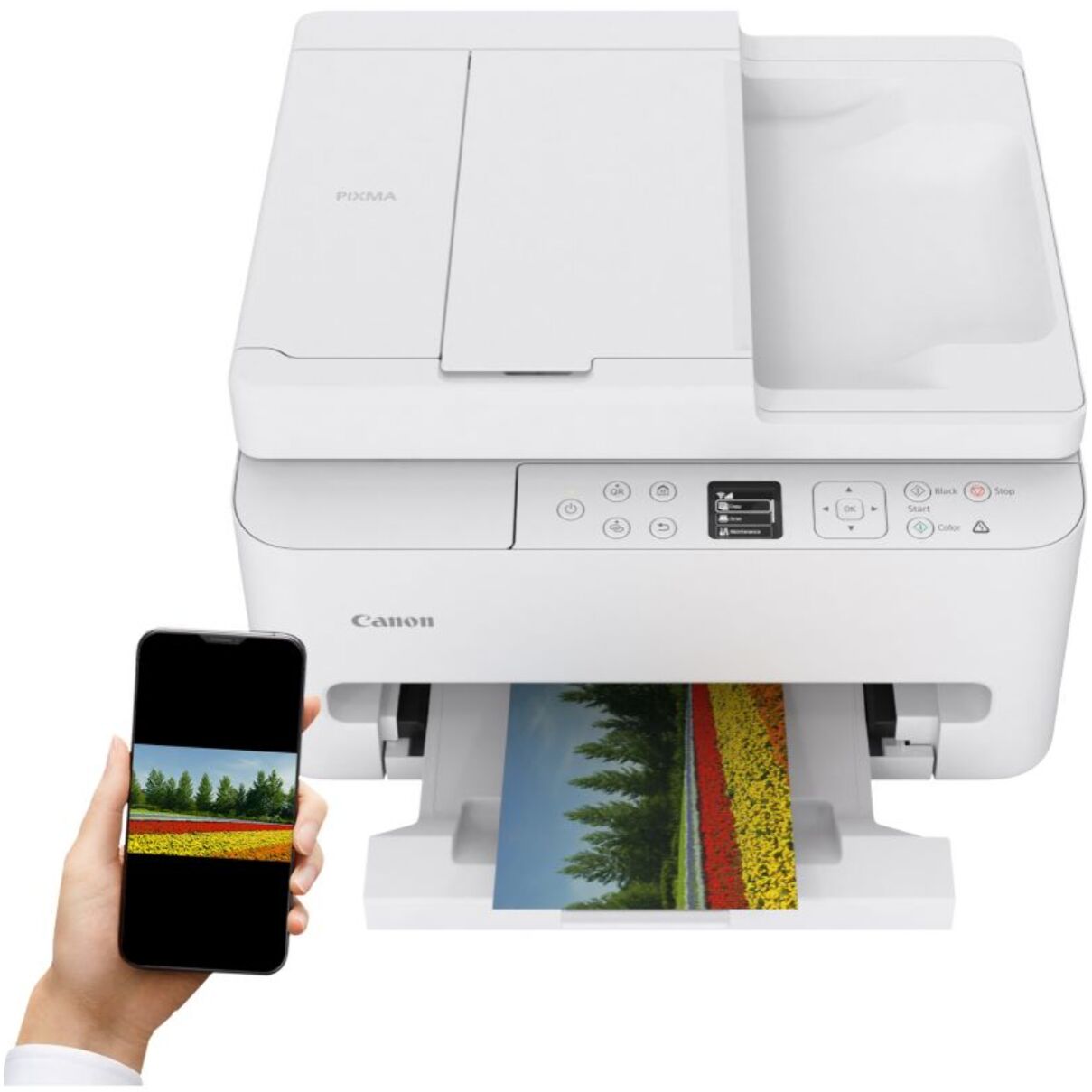 Imprimante jet d'encre CANON PIXMA TS7550i WH
