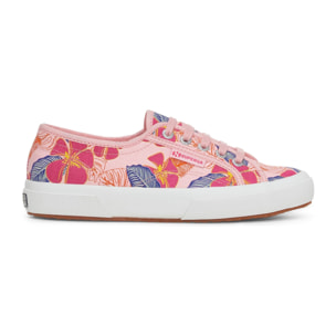Le Superga Donna Rosso 2750 HIBISCUS FLOWER PRINT.