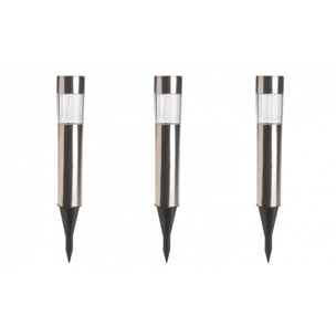 Bornes tubes solaires - lot de 4