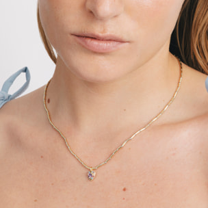 Collar Aldra acabado oro amarillo 18k