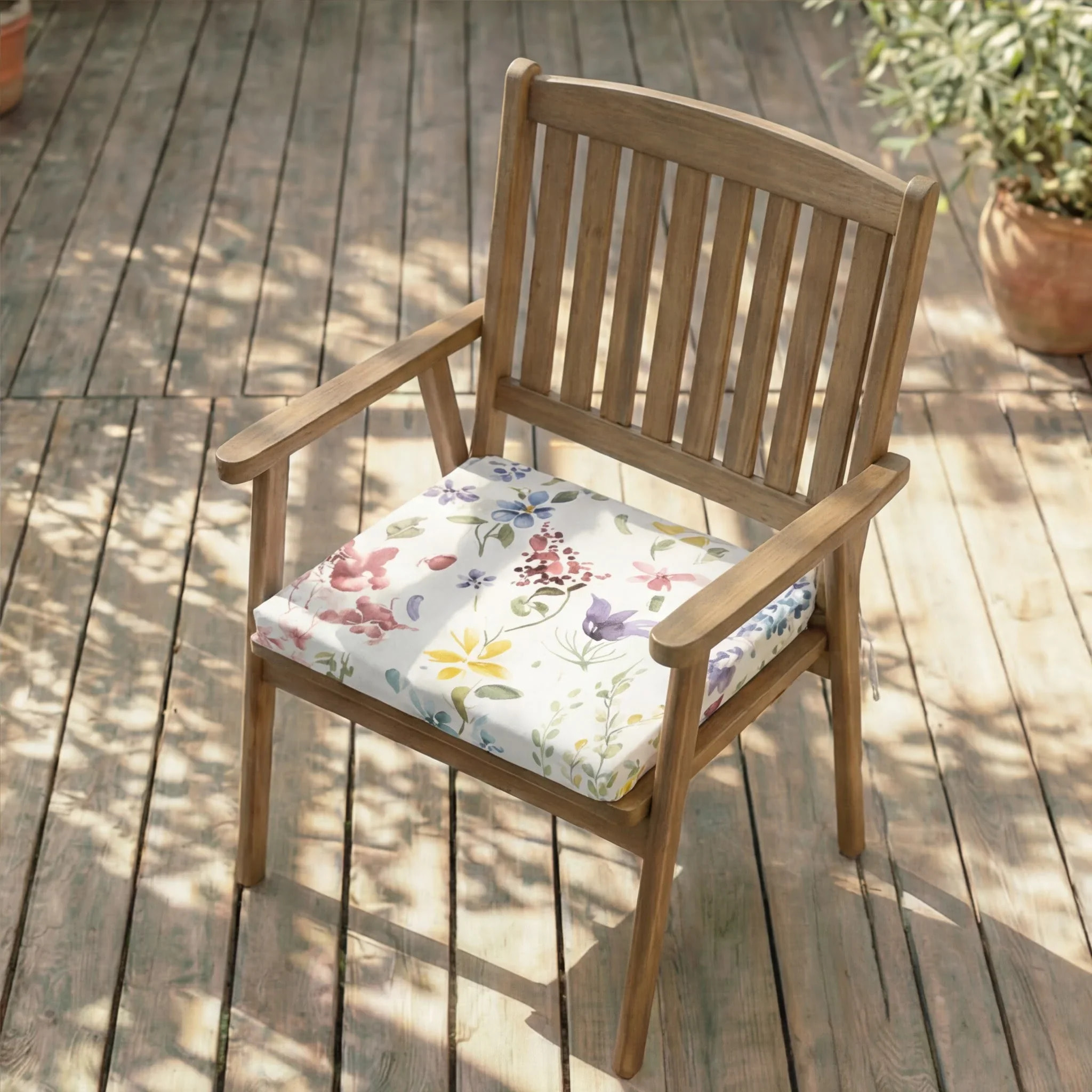 Coussin de siège rembourré 0120-415 40x40x5 cm
