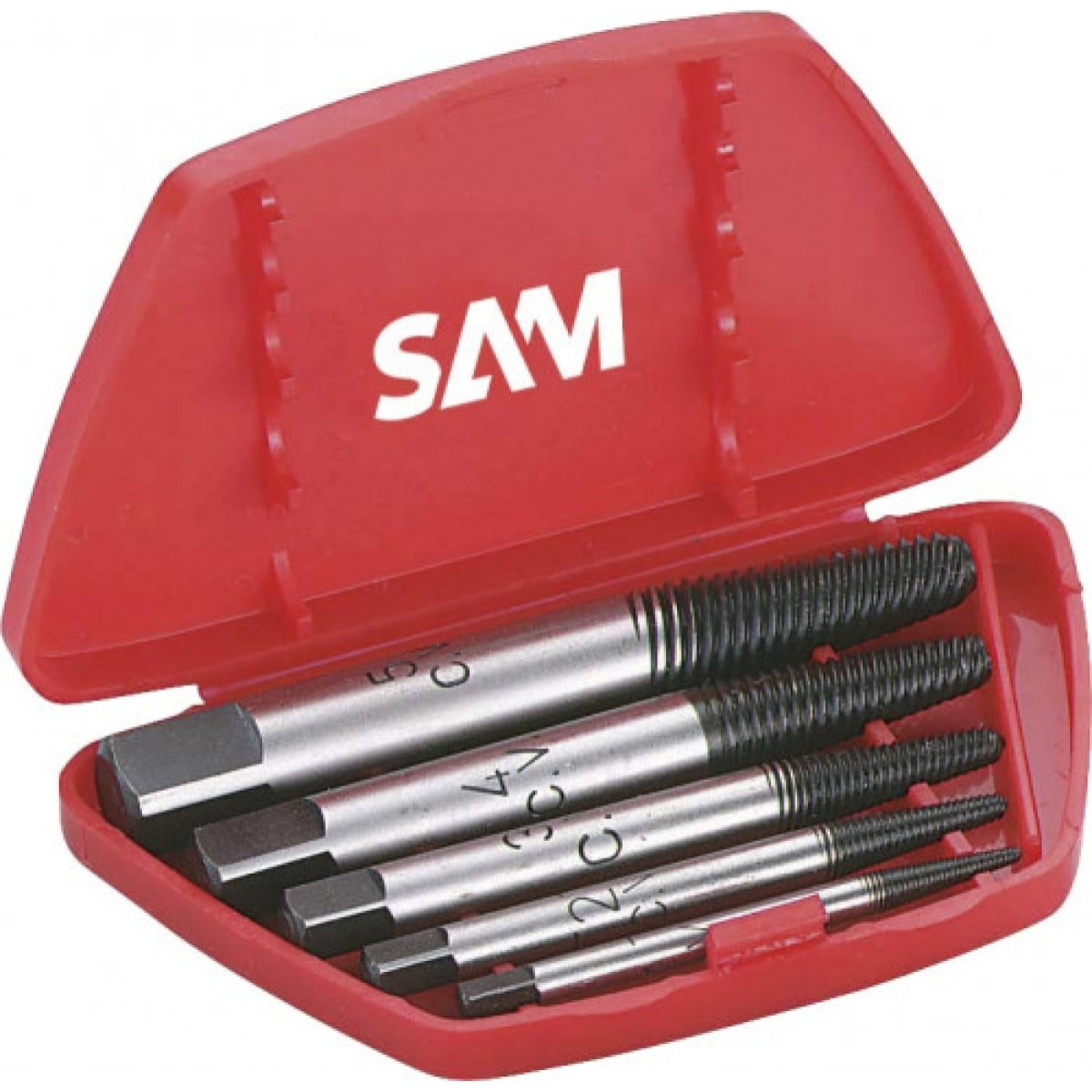 Coffret de 5 extracteurs hélicoïdaux - SAM OUTILLAGE - 761-C-5