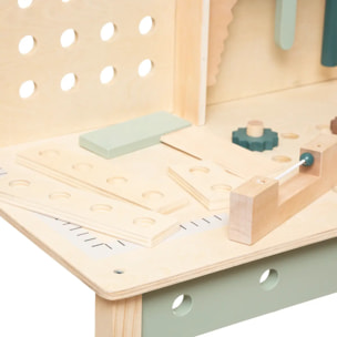 Établi de bricolage pour enfant bois